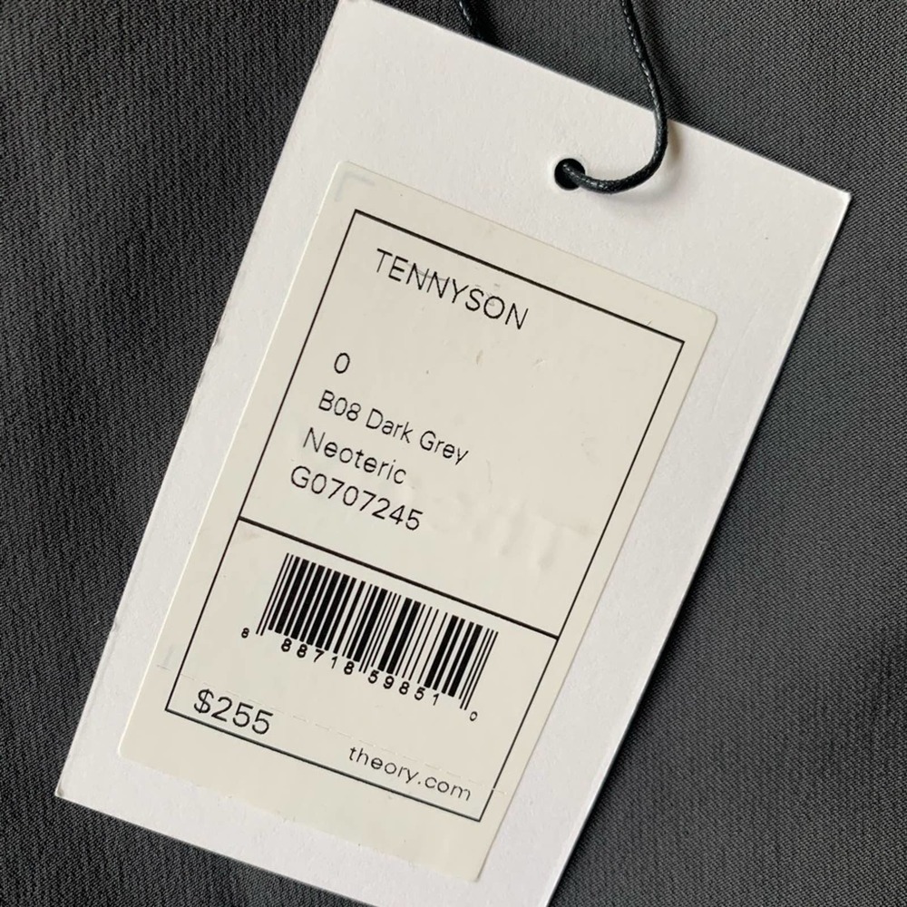 NWT Theory Tennyson Ankle Length Slim Dress Pant 0 - Picture 4 of 12